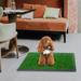 2PCS Realistic Artificial Grass Rug for Pet Potty Training Synthetic Dog Pee Grass Turf Patch Carpet Pad for Indoor Outdoor Green