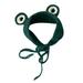 Biplut Cute Handmade Dog Cat Hat Costume Caps Animal Head Party Decor Pet Accessory (Frog S)