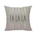 Dezsed Christmas Throw Pillowcase Sofa Cushion Back Pillowcase Gray