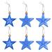 Labakihah Independence Day Holiday Decorations 8Cm3D Five Pointed Star Bright Matte Powder Pendant Decoration Christmas Decorations Christmas Ornaments