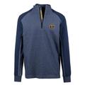 Men's Levelwear Navy Denver Nuggets Galaxy Insignia Core Quarter-Zip Pullover Top