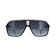 Carrera Aviator Mens Black Grey Gradient Polarized GRAND PRIX 3 - One Size