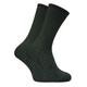 Dr Hunter 2 Pairs Mens Coolmax Lightweight Hiking Socks for Walking Boots - Dark Green - Size UK 9-11