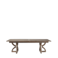 OKA, Kaishu Extendable Dining Table - Watered Grey, Dining Tables, Wood