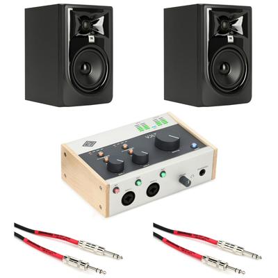 Universal Audio Volt 276 USB-C Audio Interface with JBL 305P MkII 5" Powered Monitors Bundle