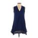 Orange Creek Casual Dress: Blue Dresses - Women's Size Small
