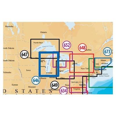 Navionics MSD/646P+ Platinum Plus Lake Michigan on SD/MicroSD