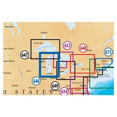 Navionics MSD/646P+ Platinum Plus Lake Michigan on SD/MicroSD