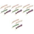 16 Pcs crystal stone hairpin hair barrettes for women womens hair accessories womens hair clips hair pearls bride hair clip crystal hair clips barrette Bobby girl Metal bangs