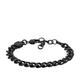 Fossil Bold Chains JF04634001 Men's Link Bracelet Stainless Steel Black, Length: 215mm, Width: 8.7mm, Stainless Steel, No gemstone