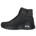 Skechers Womens Uno Rugged Darling Boots - Black - UK 4