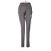 Adidas Track Pants - Mid/Reg Rise: Gray Activewear - Women's Size X-Small