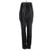 J.Crew Factory Store Faux Leather Pants - High Rise: Black Bottoms - Women's Size Small