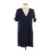 Zara Basic Casual Dress: Blue Dresses - Women's Size Medium