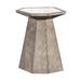 Vanguard Furniture Thom Filicia Home Stone Pedestal End Table Wood in Gray | 19.75 H x 15.5 W x 14 D in | Wayfair 9106E_Havana