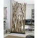 East Urban Home Marjo 39.37" W x 78.74" H Solid Wood Single Panel Room Divider Wood in Brown | 78.74 H x 39.37 W x 7.87 D in | Wayfair