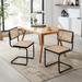 Bayou Breeze Angelicamae Rattan Side Chair Wood/Wicker/Rattan in Black/Brown | 33 H x 18.5 W x 19.7 D in | Wayfair 42F5D38F1061405094149384F2508BA1