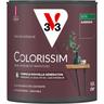 Peinture murale intérieure Colorissim® V33 Aubergine Satin 0,5L - Aubergine