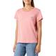 Tommy Hilfiger Damen T-Shirt Kurzarm Rundhalsausschnitt, Rosa (Flora Pink Heather), XS