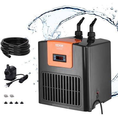 VEVOR Aquarium Chiller 1/10HP to 1.5HP Hydroponic Water Chiller for 52Gal to 500Gal Fish Tank Cooler