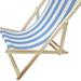 Populus Wood Sling Chair Folding Chaise Lounge Chair