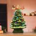 14" Animated Nostalgic Ceramic Tree - Santa's Sleigh