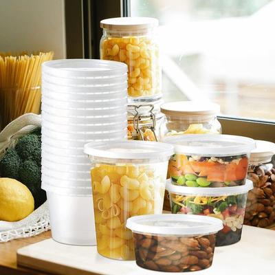 60 Set Deli-Containers-（8oz 16oz 32oz]）