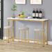Myhozm 4 Piece Dining Table Set, Counter Height Bar Table Set with 3 Chairs for Pub Breakfast