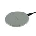 Round Mobile Phone Fast Charge Suitable for Samsung/Apple compliant with Q wireless charging standard mobile phone USB data cable interface grey