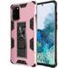 Military Grade Drop Samsung Galaxy S20 Plus Case Galaxy S20+ Case Shockproof with Kickstand Stand Built-in Magnetic Car Mount Armor Heavy Duty Protective Case for Galaxy S20 Plus Phone Case Rose Gold
