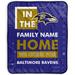 Pegasus Baltimore Ravens 50" x 60" "We Cheer" Personalized Fleece Blanket