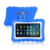 Kids Tablet 7 inch Android Tablet for Kids 1GB RAM 16GB ROM Toddler Tablets with Case Bluetooth WiFi Parental Control Dual Camera GMS Educational Games(Blue)