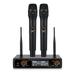 ametoys Wireless Handheld Microphone System 2 Microphones LCD Display Cardioid Microphone