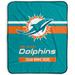 Pegasus Miami Dolphins 50" x 60" Stripes Personalized Fleece Blanket