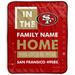 Pegasus San Francisco 49ers 50" x 60" "We Cheer" Personalized Fleece Blanket