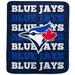 Pegasus Toronto Blue Jays 60'' x 70'' Logo Wordmark Plush Blanket