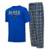 Men's Concepts Sport Blue/Gold St. Louis Blues Arctic T-Shirt & Pajama Pants Sleep Set