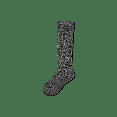 Men's Dress Over the Calf Socks - Solid Charcoal - Medium - Bombas