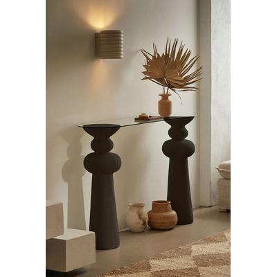 Maia Black Console Table - Black L: 134.6cm x W: 33cm x H; 88.3cm at Urban Outfitters