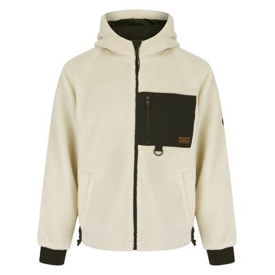 Coats / Jackets Wafai Hooded Teddy Borg Fleece Jacket Top in Natural / L - Tokyo Laundry