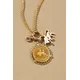 Gold-Plated Zodiac Charm Necklace