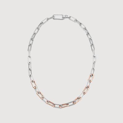 Rose Gold Alta Capture Mixed Metal Charm Necklace