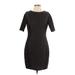 T Tahari Casual Dress: Black Dresses - Women's Size 10