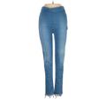 Free People Jeans - Mid/Reg Rise: Blue Bottoms - Women's Size 27