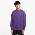 Sweatshirt NIKE SPORTSWEAR "CLUB FLEECE CREW" Gr. S, lila (purple cosmos, white) Herren Sweatshirts