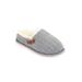 Women's Textured Knit Clog With Fur Lining Slippers by GaaHuu in Grey (Size MEDIUM 7-8)