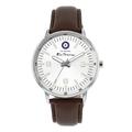 Ben Sherman BS096BR Brown Pu Strap Watch with Silver Dial