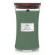 Scented Candle Woodwick Mint Leaves & Oak Large 609.5 g, Green