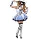 My Illusions Ladies Jester Costume + Hold Ups Women's Halloween Clown Fancy Dress Costume Outfit (XS UK 6-8)