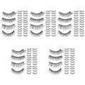 POPETPOP 100 Pairs eyelashes natural fake lashes makeup lashes strips Short Fake Eye Lashes false lashes extension long false lashes eye lash extension Fried hair Imitation